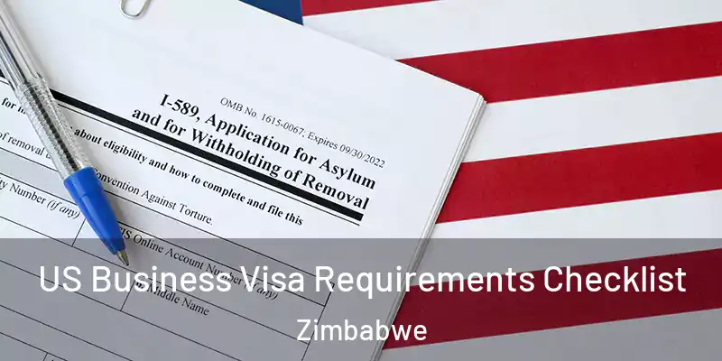  US Business Visa Requirements Checklist Zimbabwe